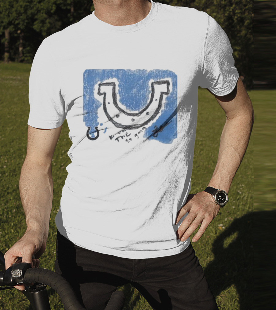 Laiatu Latu Indianapolis Colts Rookie Horseshoe Paint Tri-Blend T-Shirt