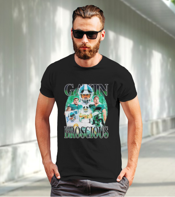 Gain Broscious Football Imagery With Players And Helmet T-Shirt