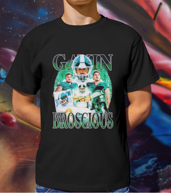 Gain Broscious Football Imagery With Players And Helmet T-Shirt