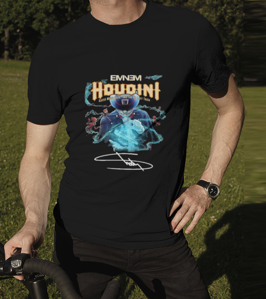 Eminem Houdini Guess Who’s Back And For My Last Trick Signature Magician T-Shirt