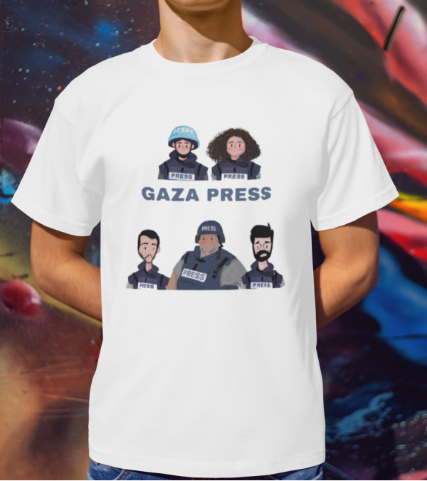 Gaza Press Heroes Team Representation T-Shirt