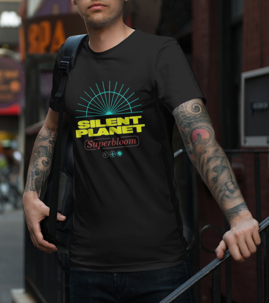 Silent Planet Superbloom Lunar Cycles Custom Windbreaker T-Shirt