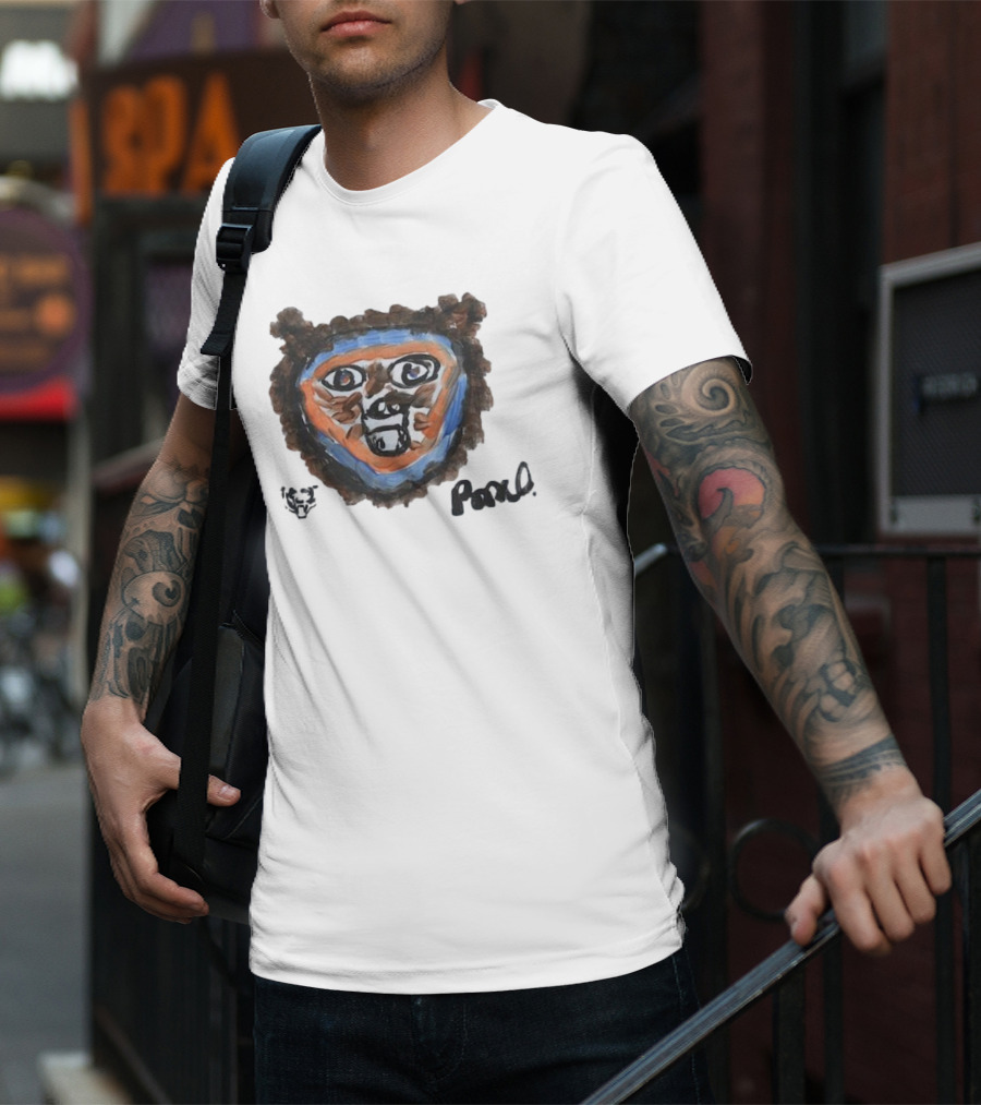 Rome Odunze Chicago Bears Rookie Paint Tri-Blend T-Shirt