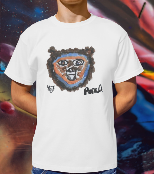 Rome Odunze Chicago Bears Rookie Paint Tri-Blend T-Shirt