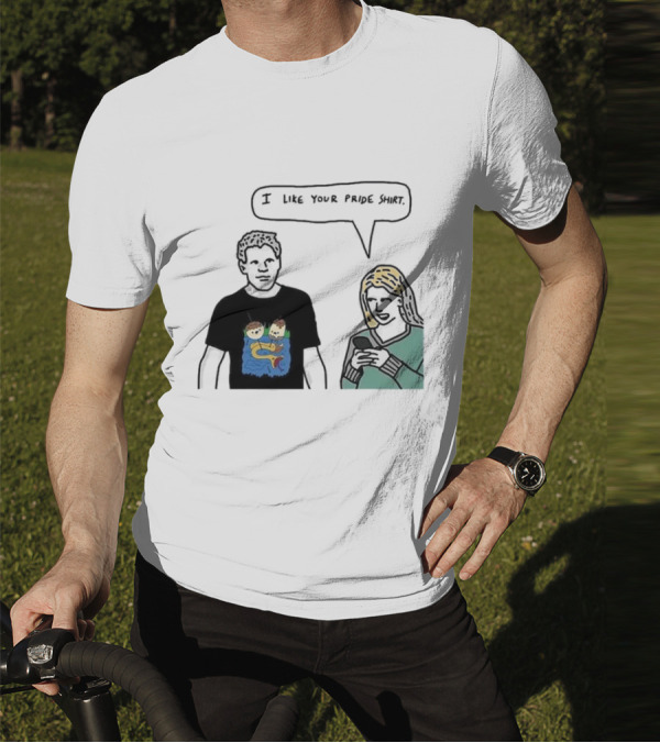 I Like Your Pride Shirt Lion And Monkeys By Water Speak Bubble T-Shirt