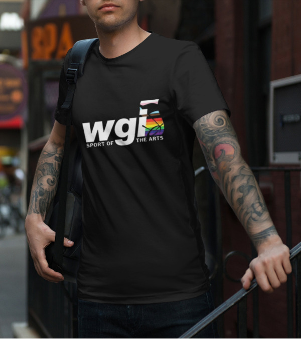WGI Sport Of The Arts Pride Month Rainbow Flag T-Shirt