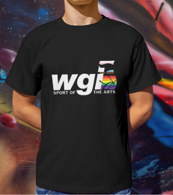 WGI Sport Of The Arts Pride Month Rainbow Flag T-Shirt