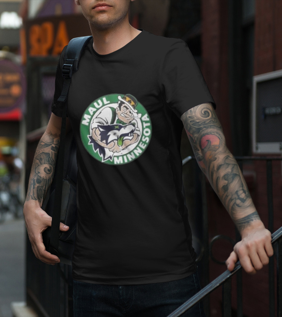 Boston Celtics Maul Minnesota Timberwolves T-Shirt