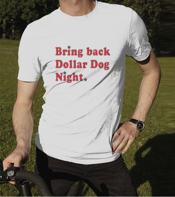 Bring Back Dollar Dog Night Nostalgia With Red Stars T-Shirt