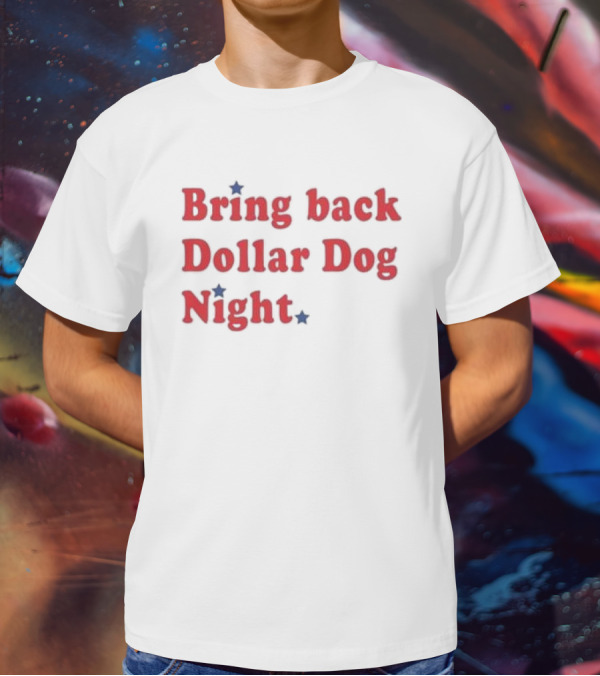 Bring Back Dollar Dog Night Nostalgia With Red Stars T-Shirt