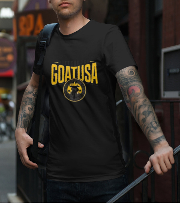 GOAT USA Pittsburgh Patch Youth T-Shirt