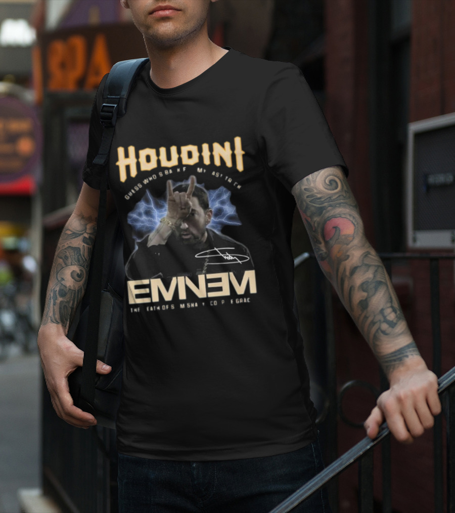 Houdini Guess Who’s Back For My Last Trick Eminem The Death Of Slim Shady T-Shirt