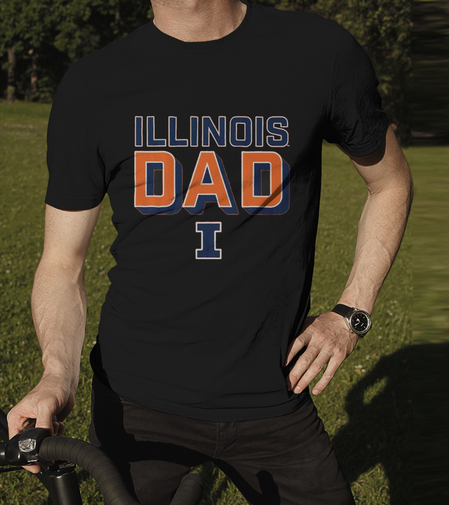 Illinois Dad Fighting Illini T-Shirt