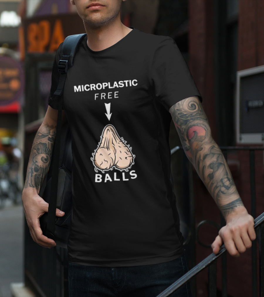 Luke Rudkowski Microplastic Free Balls T-Shirt
