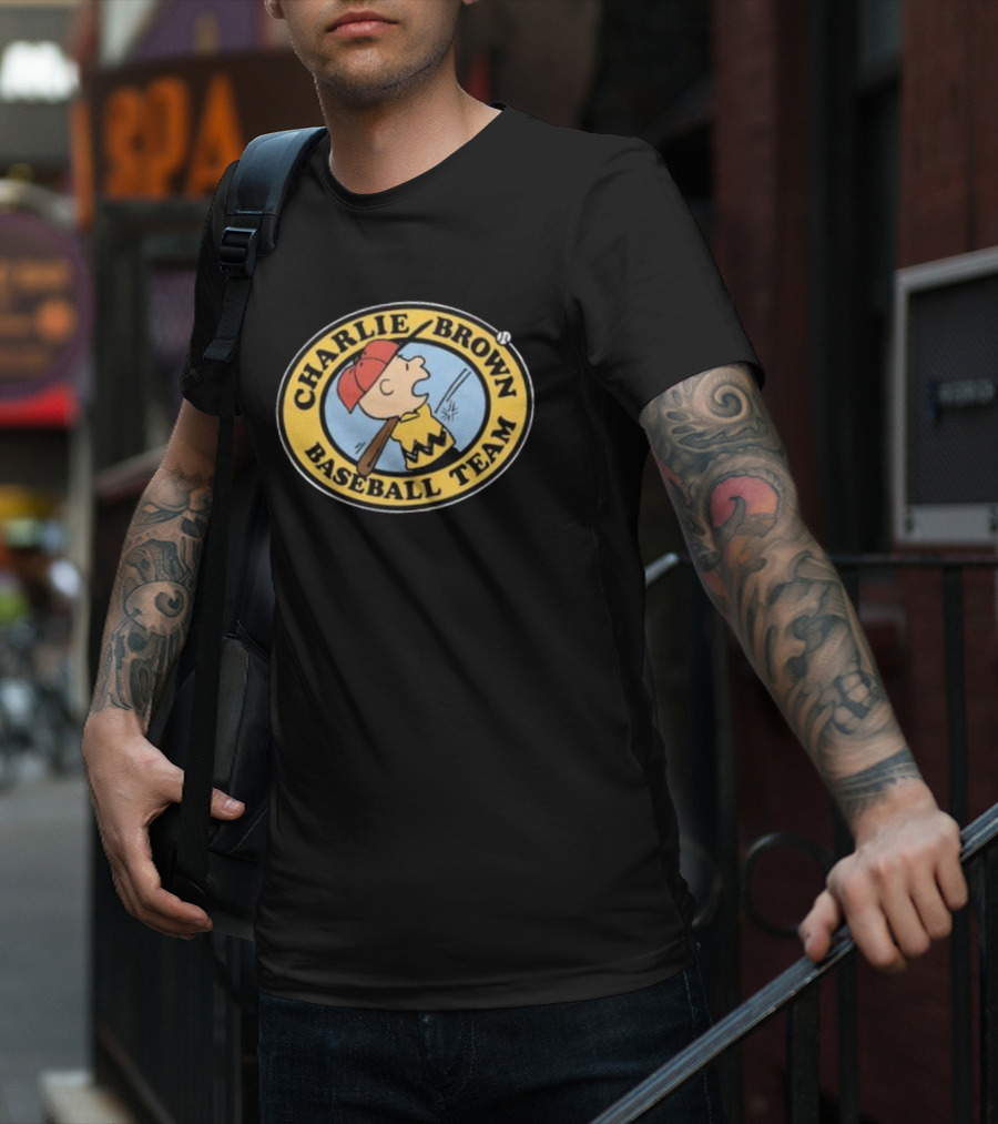 Charlie Brown Baseball Team Peanuts T-Shirt