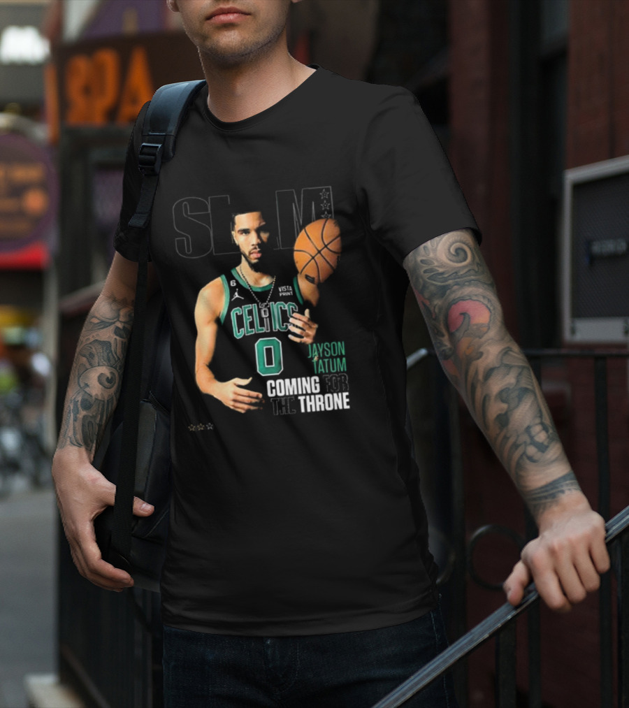 Slam Jayson Tatum Celtics Coming For The Throne T-Shirt