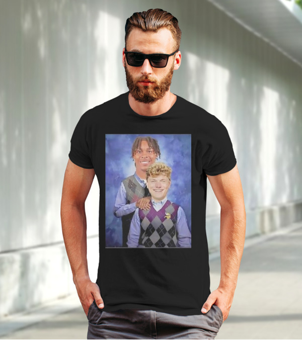 Step Brothers Justin Jefferson JJ McCarthy Minnesota Vikings T-Shirt