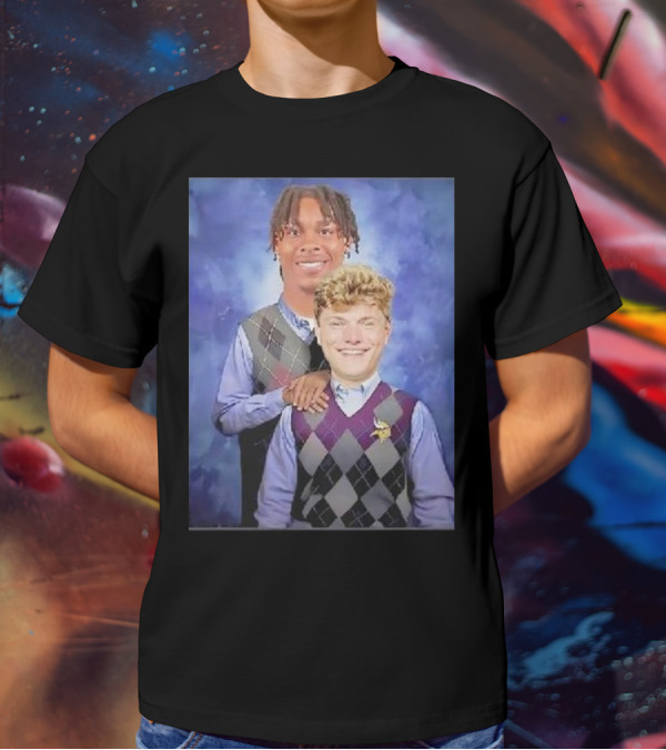 Step Brothers Justin Jefferson JJ McCarthy Minnesota Vikings T-Shirt