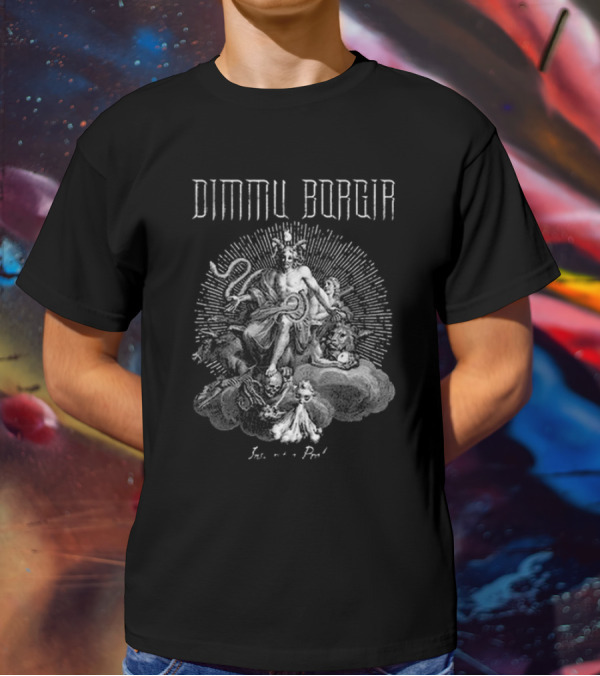Dimmu Borgir Ins. Profanus Occult Iconography Baphomet Inspired T-Shirt