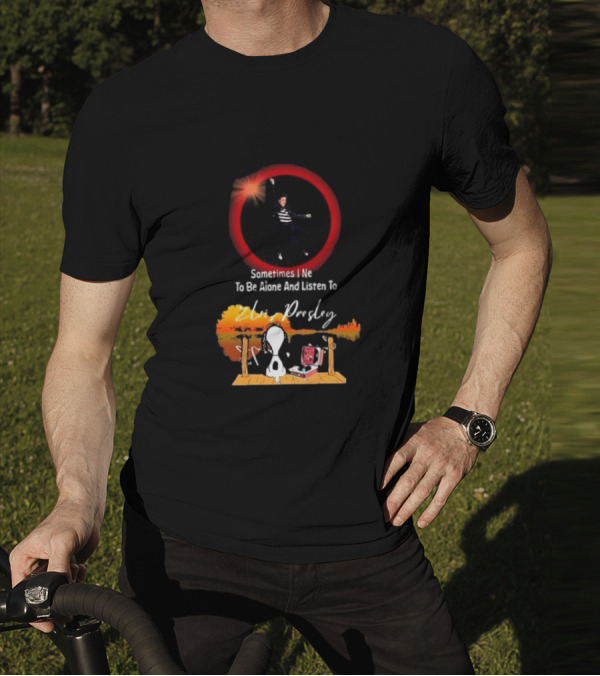 Sometimes I Need To Be Alone And Listen To Elvis Presley Snoopy T-Shirt