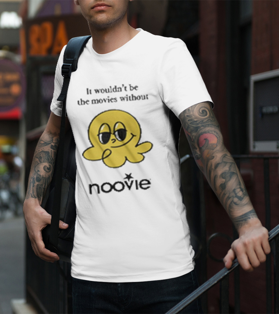 It Wouldn’t Be The Movies Without Noovie Iconic Yellow Mascot T-Shirt