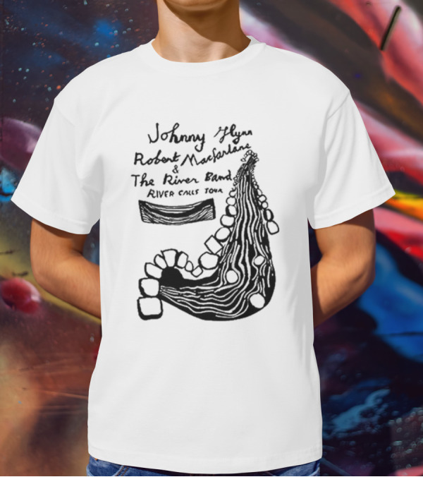Johnny Flynn Robert Macfarlane And The River Band River Calls Tour T-Shirt
