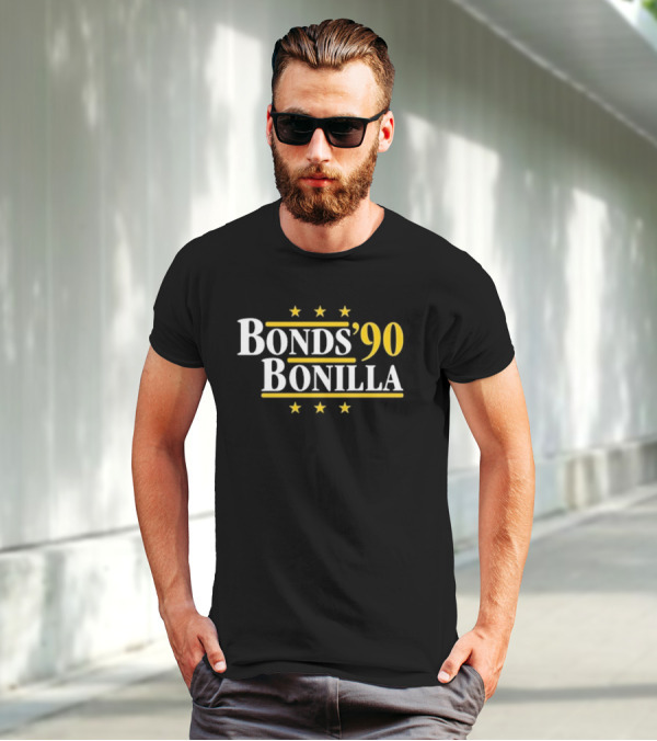 Bonds '90 Bonilla Five Stars Colin Dunlap T-Shirt
