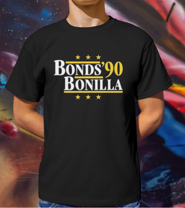 Bonds '90 Bonilla Five Stars Colin Dunlap T-Shirt