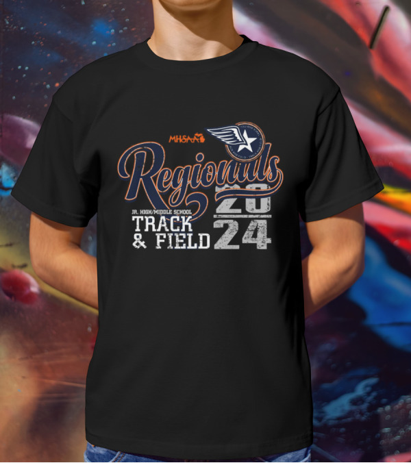 MHSAA Regionals Jr. High/Middle School Track And Field T-Shirt