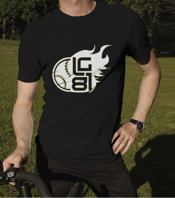 Jeff Passan Luis Gil LG 81 Baseball Flame T-Shirt
