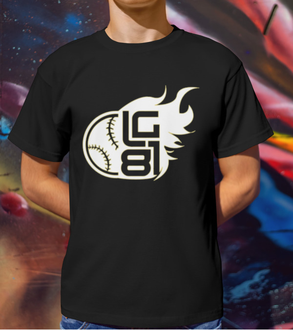 Jeff Passan Luis Gil LG 81 Baseball Flame T-Shirt
