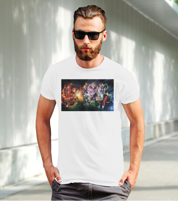 Demon Slayer Kimetsu No Yaiba Epic Hashira Training Battle Scene T-Shirt