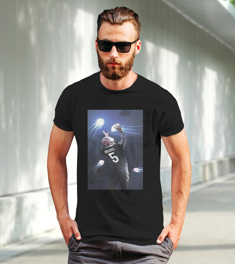 Higgins 5 Football Catching Jellyfish T-Shirt