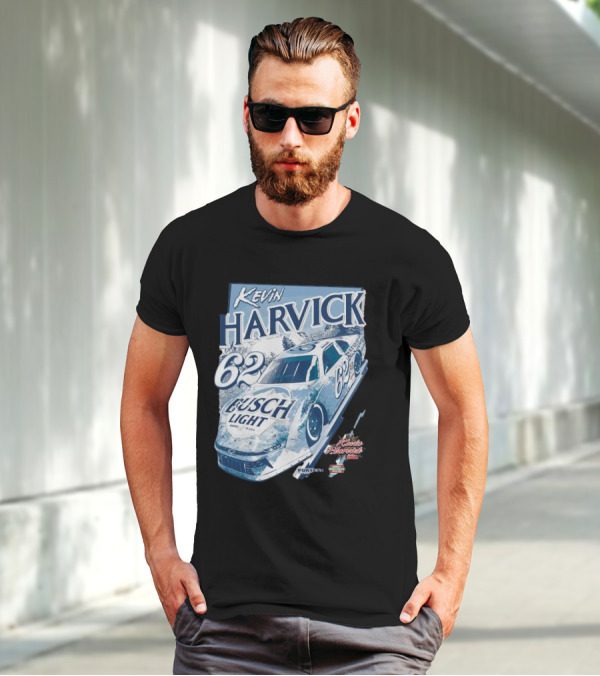 Kevin Harvick 62 Busch Light Racing Car At 5 Flags Speedway June 28 T-Shirt