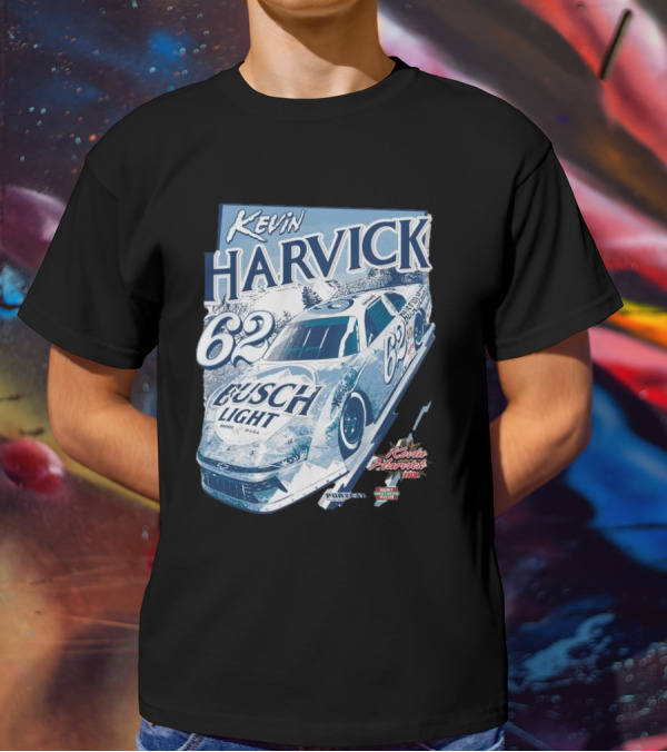 Kevin Harvick 62 Busch Light Racing Car At 5 Flags Speedway June 28 T-Shirt