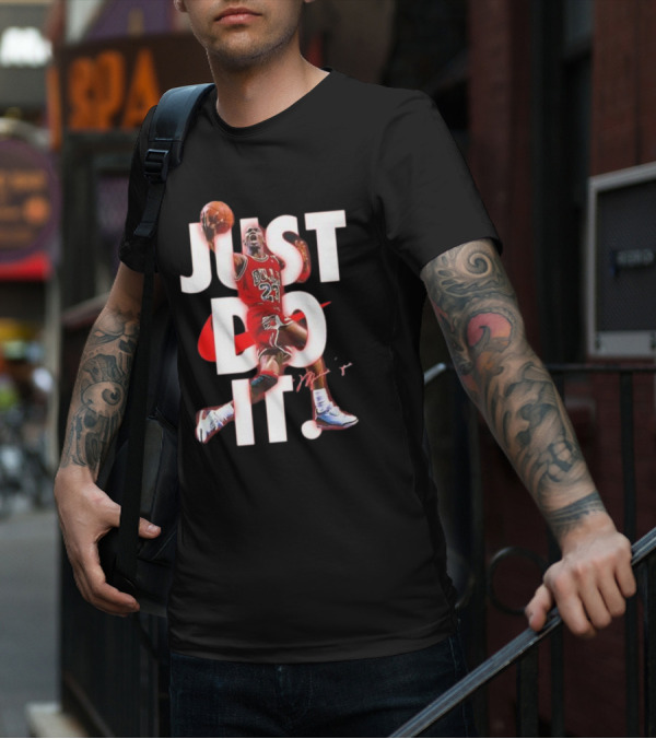 Michael Jordan Just Do It Bulls 23 Signature T-Shirt