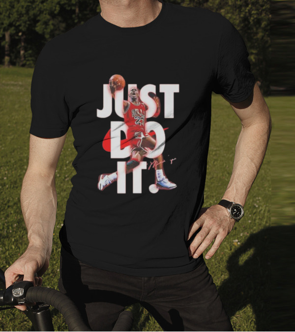 Michael Jordan Just Do It Bulls 23 Signature T-Shirt