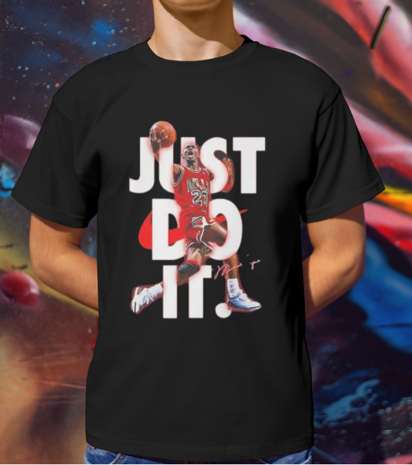 Michael Jordan Just Do It Bulls 23 Signature T-Shirt