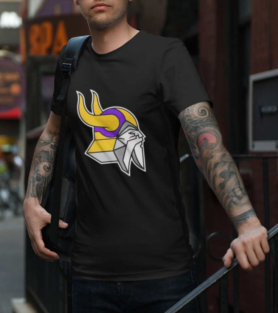 Minnesota Vikings The Chaos Bringers Viking Head T-Shirt