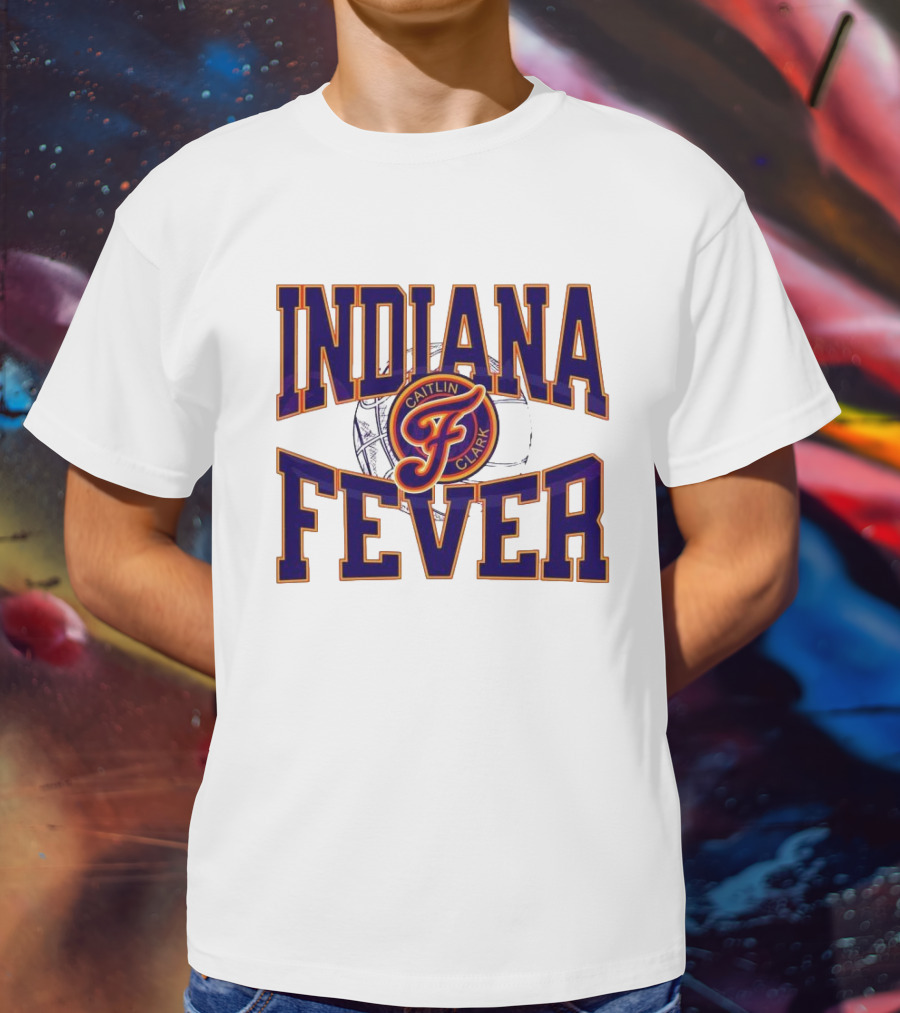 Indiana Fever Caitlin Clark Basketball Fever T-Shirt
