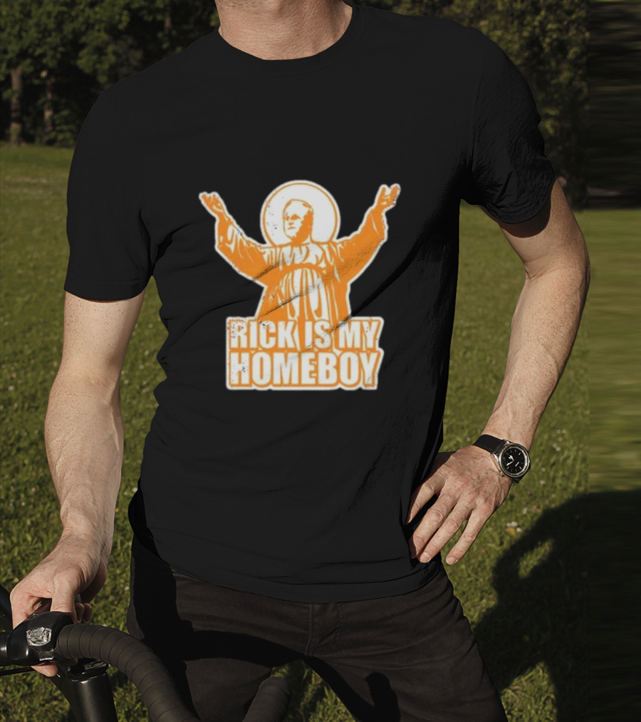 Knoxville Johnny Rick Is My Homeboy Orange T-Shirt