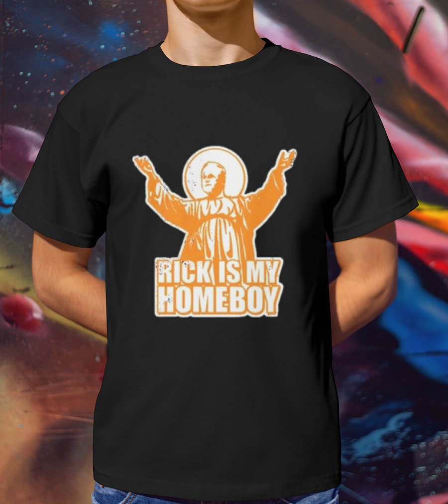 Knoxville Johnny Rick Is My Homeboy Orange T-Shirt