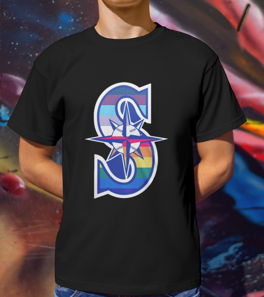 Mariners Pride Month Rainbow T-Shirt