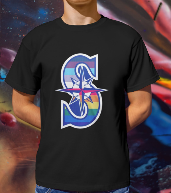 Mariners Pride Month Rainbow T-Shirt