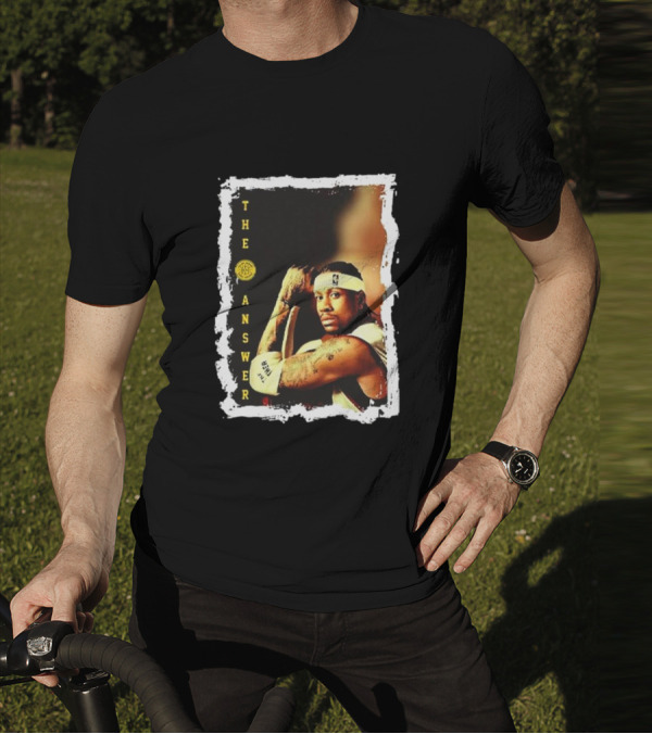 Allen Iverson The Answer Basketball Legend T-Shirt
