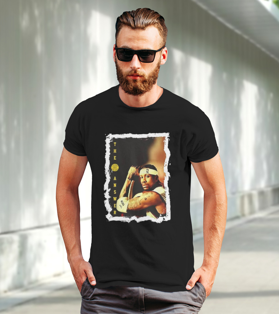 Allen Iverson The Answer Basketball Legend T-Shirt