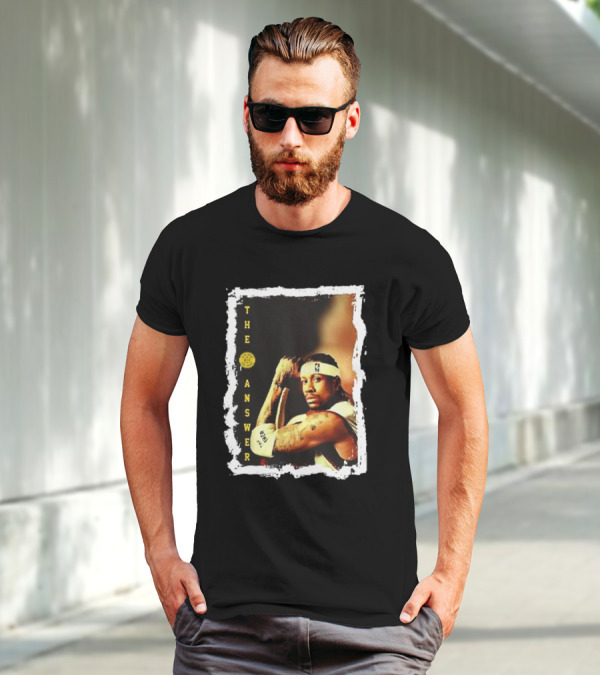 Allen Iverson The Answer Basketball Legend T-Shirt