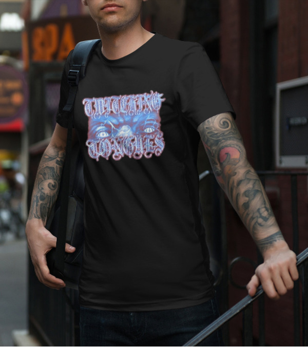 Twitching Tongues Eyes Alien Glare T-Shirt