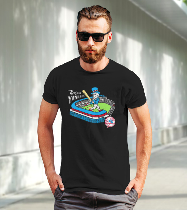 New York Yankees Uncle Sam Baseball MLB Team Stadium T-Shirt