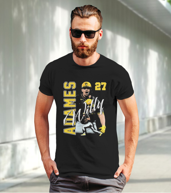 Willy Adames 27 Mke Allgoods Baseball Sports T-Shirt